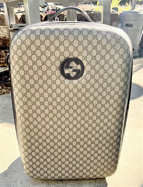 gucci suitcase set|gucci luggage set for sale.